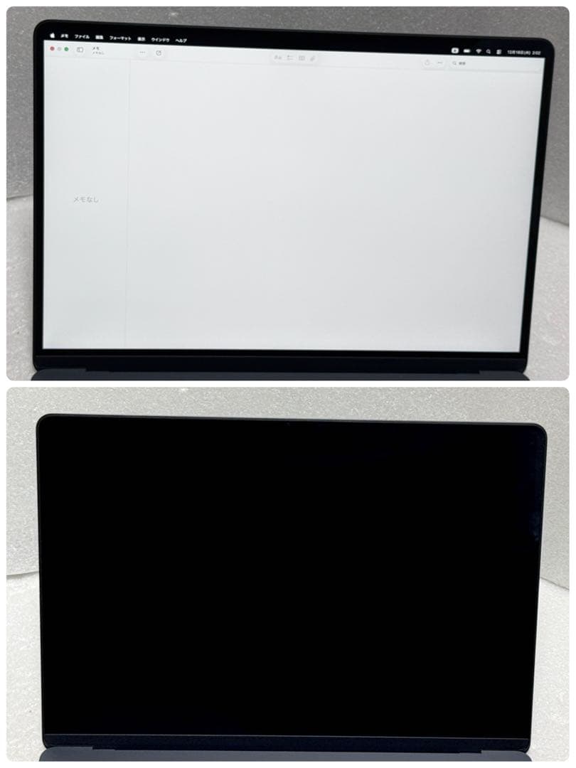 未使用に近い　バッテリー100%　MacBook Air M3 15 512GB