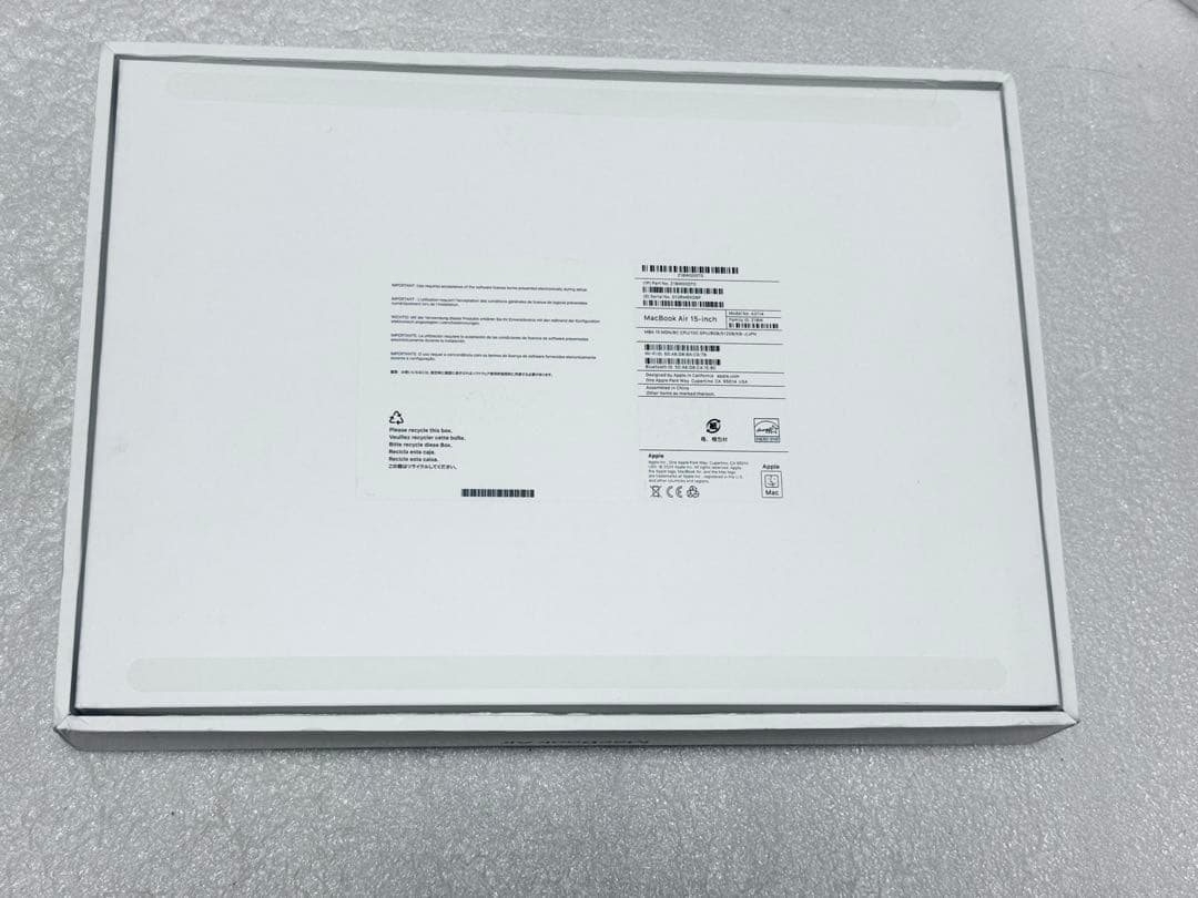 未使用に近い　バッテリー100%　MacBook Air M3 15 512GB