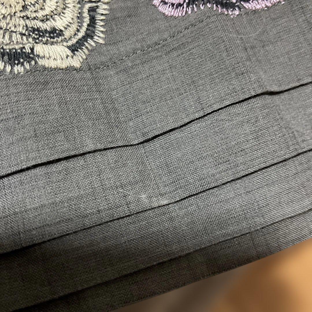 お値下げ］PJC 大西和子 モネ薔薇 刺繍 スカート サイズM - メルカリ