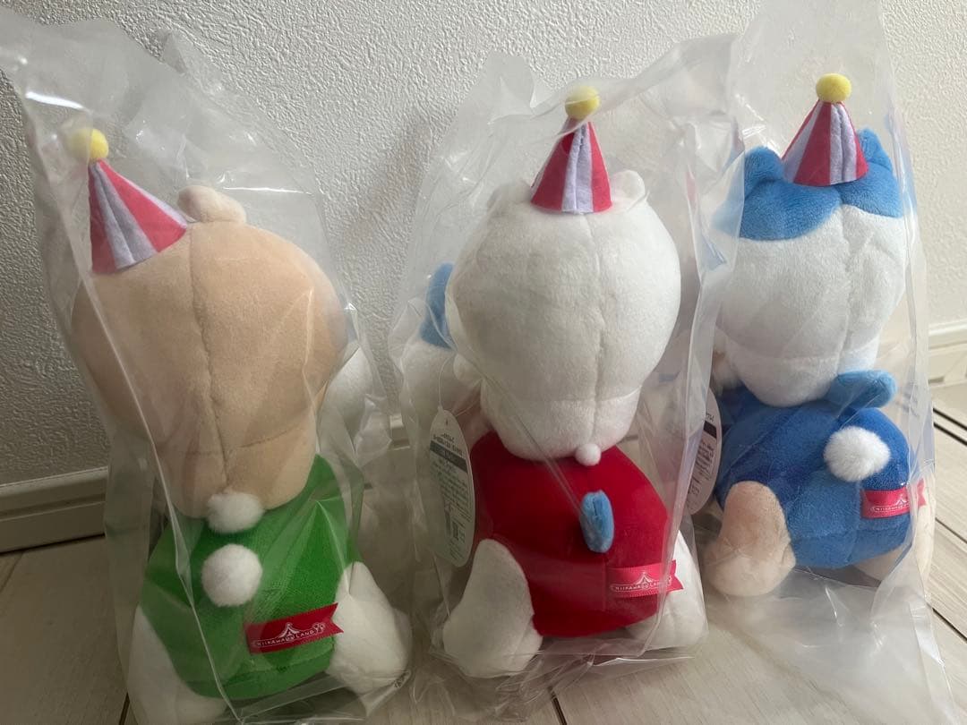 ちいかわ ぴーぽぽぬいぐるみ 3体セット - メルカリ