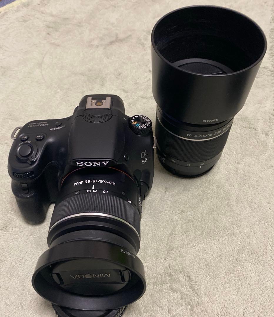 シャッター回数1197回 SONY α58 SLT-A58 Wズームセット