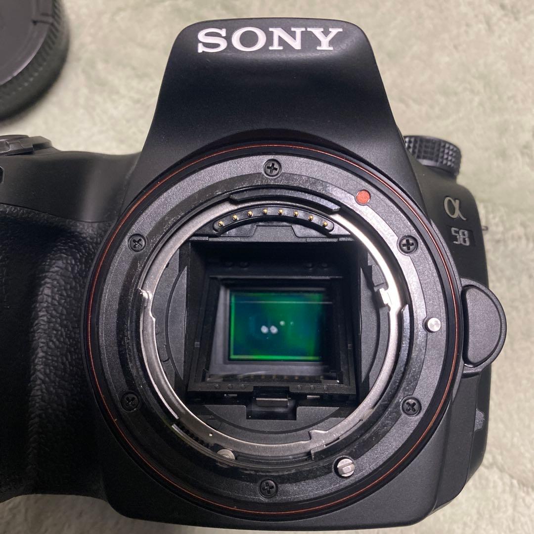 シャッター回数1197回 SONY α58 SLT-A58 Wズームセット