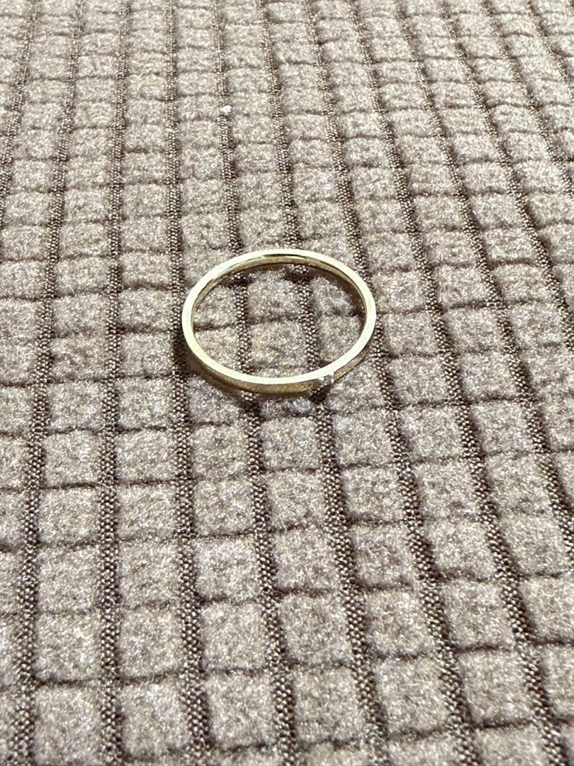 ete k10 ゴールドリング ete（エテ） 指輪 リング K10 クレール カットリング レディース