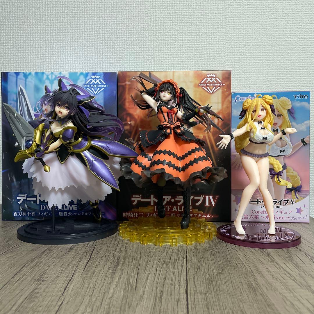 3体セット】夜刀神十香・時崎狂三・星宮六喰【デート・ア・ライブ