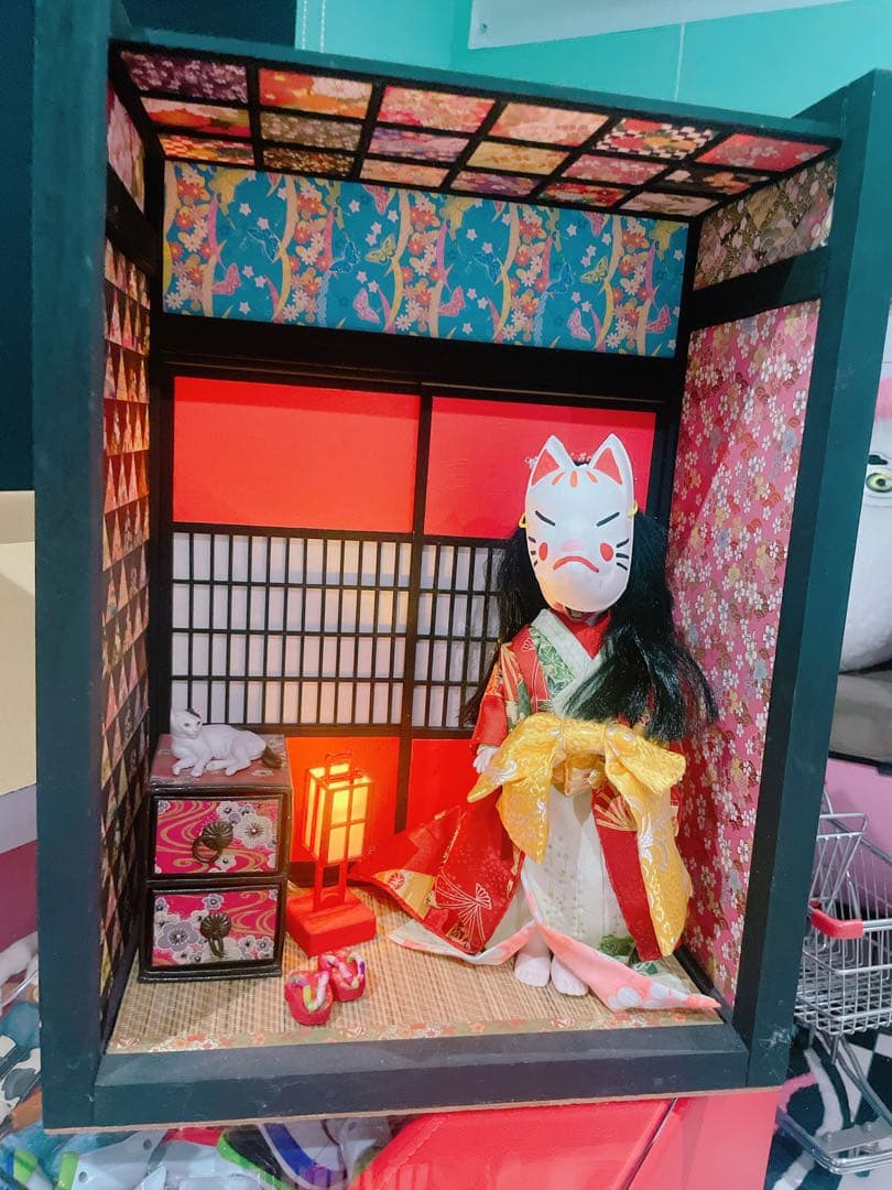 ドールハウス 花魁♡リビングデッドドールズ お着物♡お部屋セット