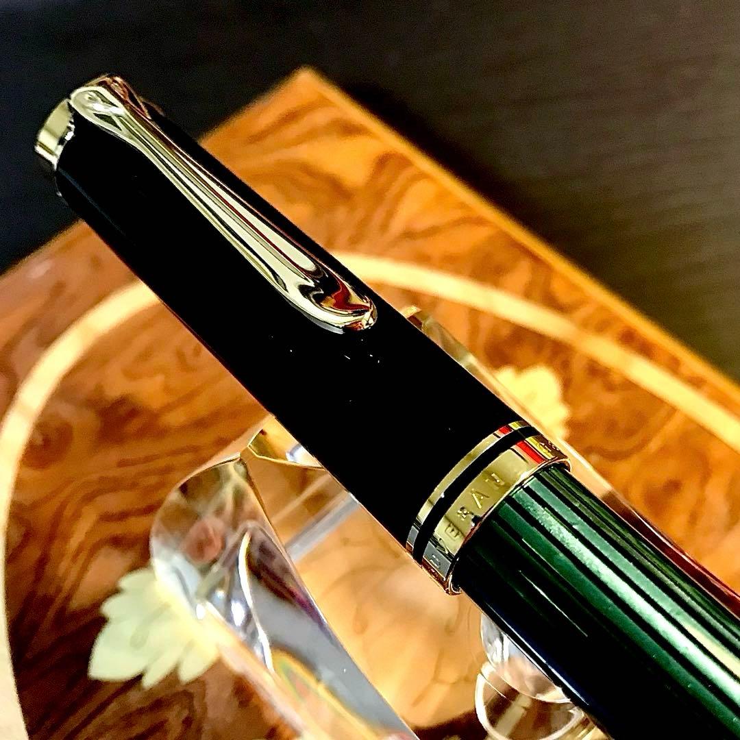 ☆超お勧め☆素晴らしいペリカン万年筆スーベレーンM400（F)グリーン