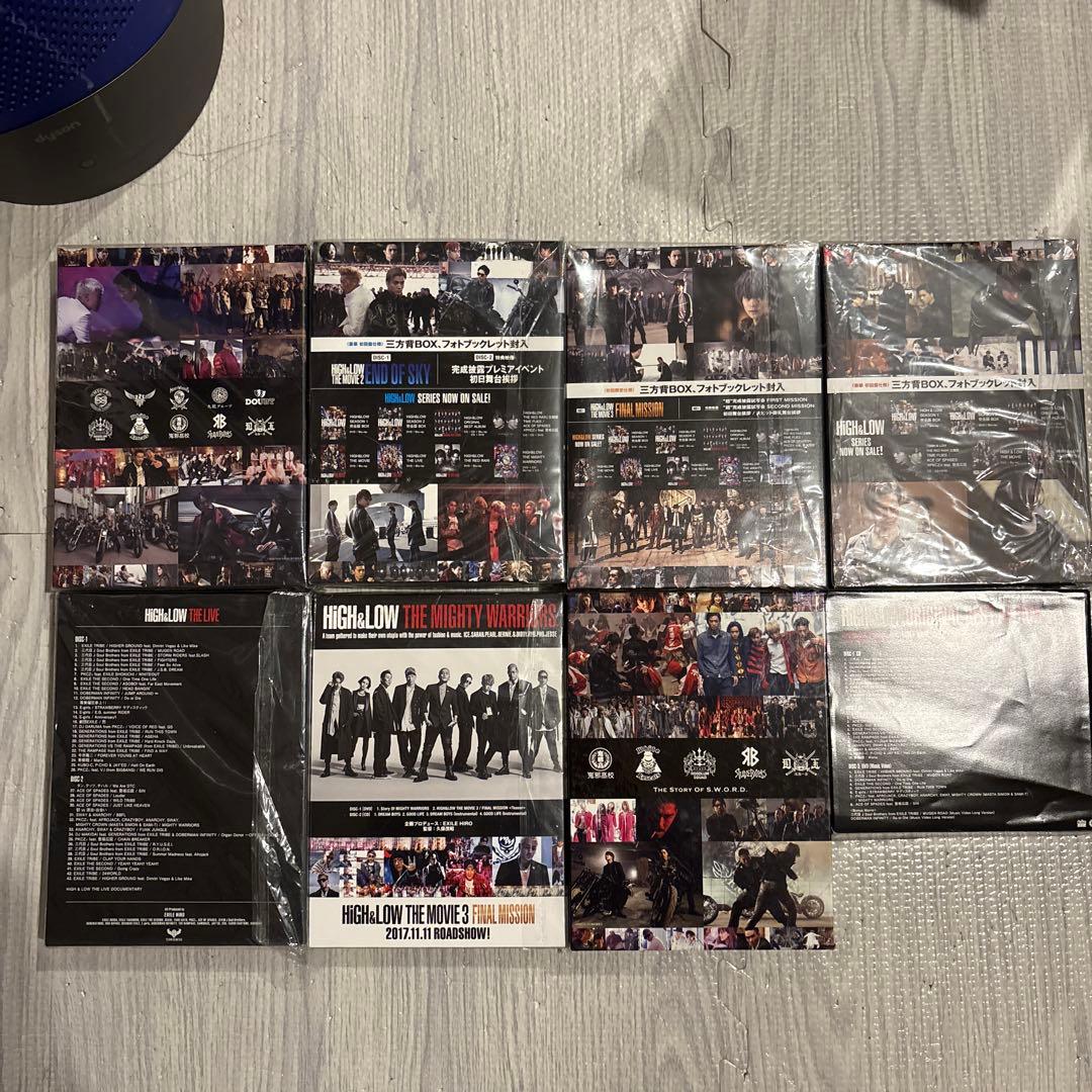 美品 盤未再生含 HIGH ＆ LOW DVD CD まとめ売り