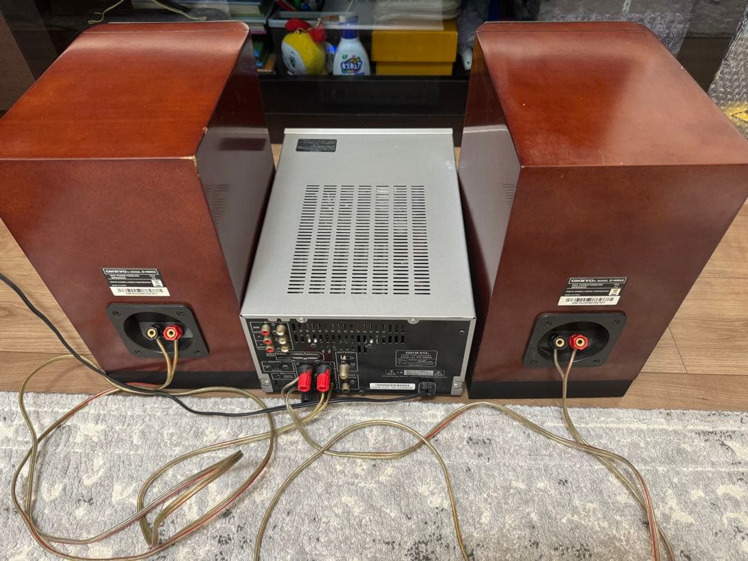 ONKYO本体(CD、MD) FR-N9NX スピーカー　D-N9NXジャンク品