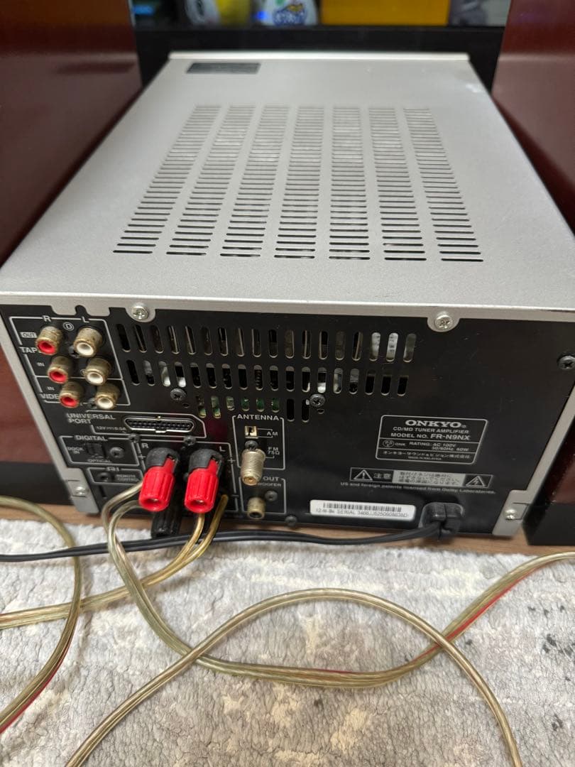 ONKYO本体(CD、MD) FR-N9NX スピーカー　D-N9NXジャンク品