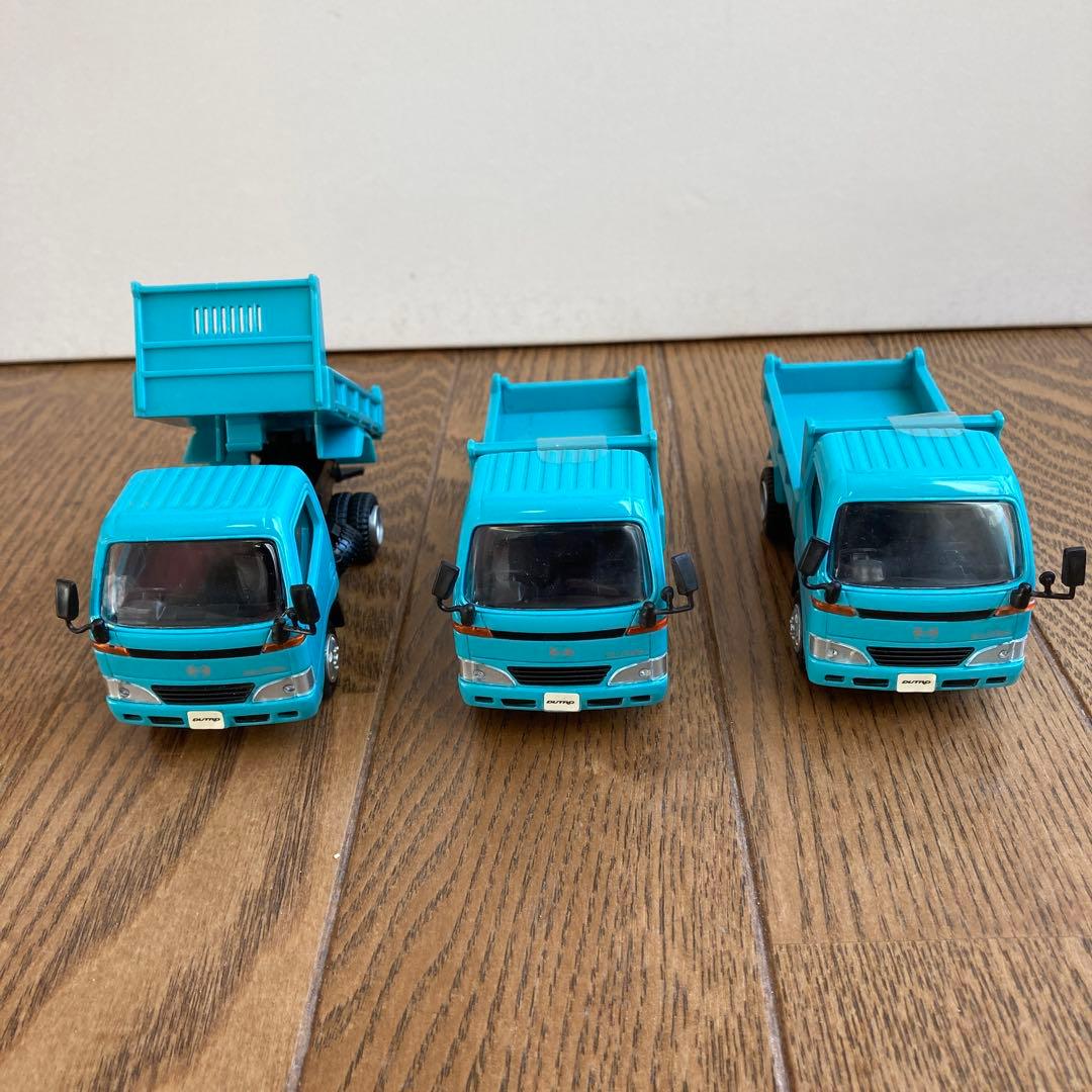 MTECHエムテック 1/43 日野デュトロ横綱ダンプ モデルミニカー3個