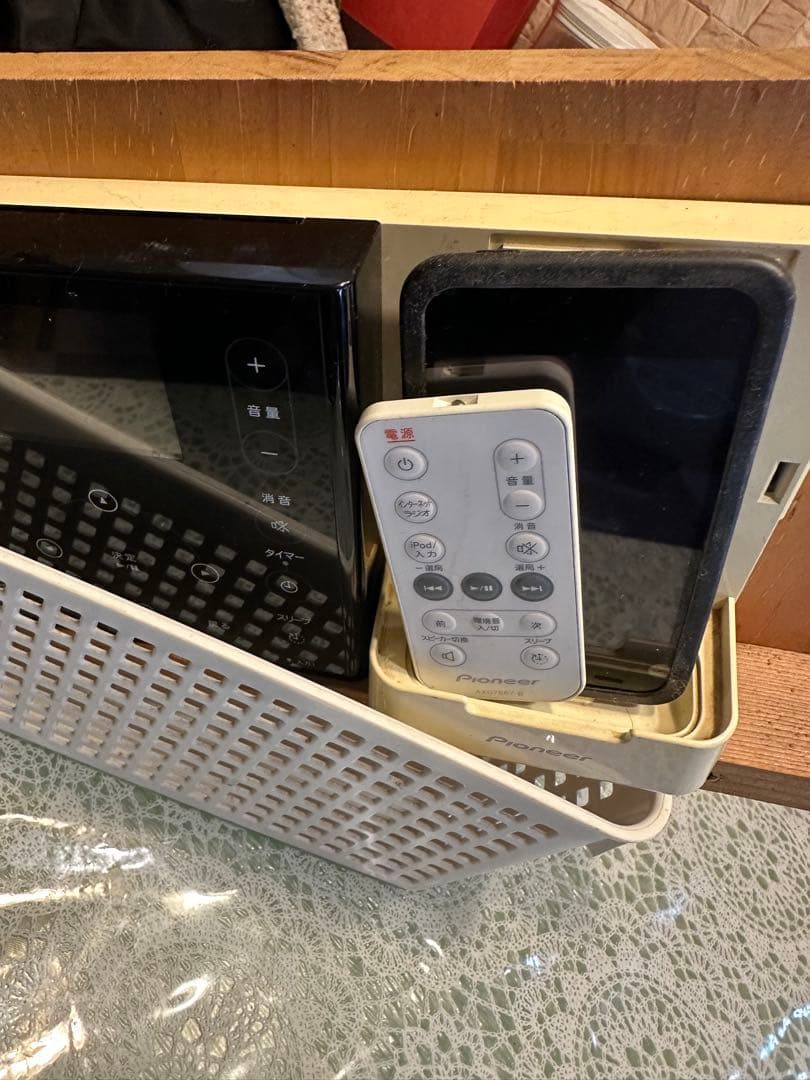 pioneer. インウオールアンプ テストで使用のみ ipod 付き