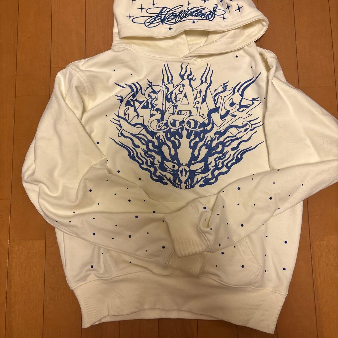 NFG la flamme Hoodie ホワイト.完売品希少