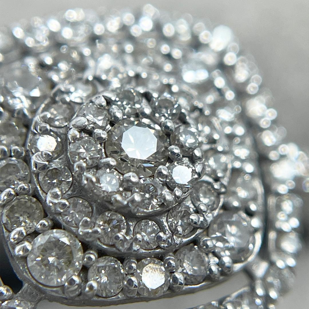 K18WG 天然ダイヤモンド 0.40ct リング