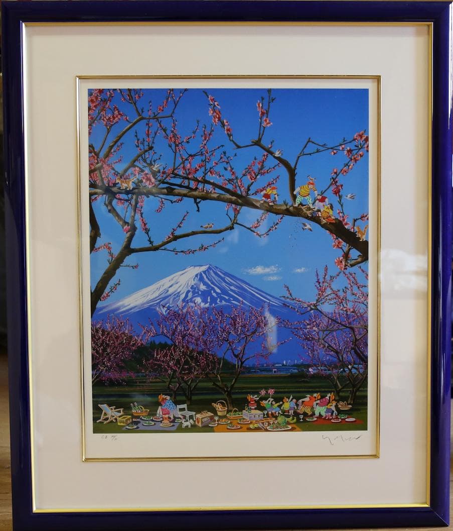 ヒロ・ヤマガタ 『日本のエッセンス 初雪』 シルクスクリーン