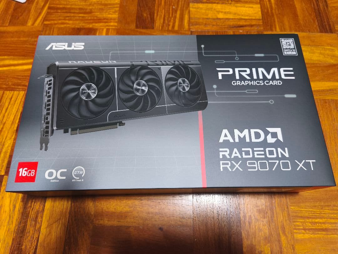 RX9070xt　グラフィックボード ASRock RX9070XT TC 16GO ブラック [グラフィックボード] | 激安の新品