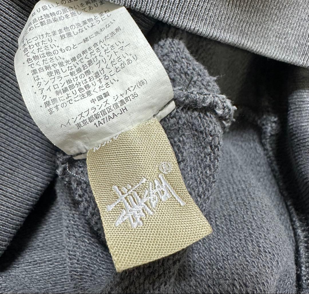 00s old stussy × champion 後付けパーカー - メルカリ