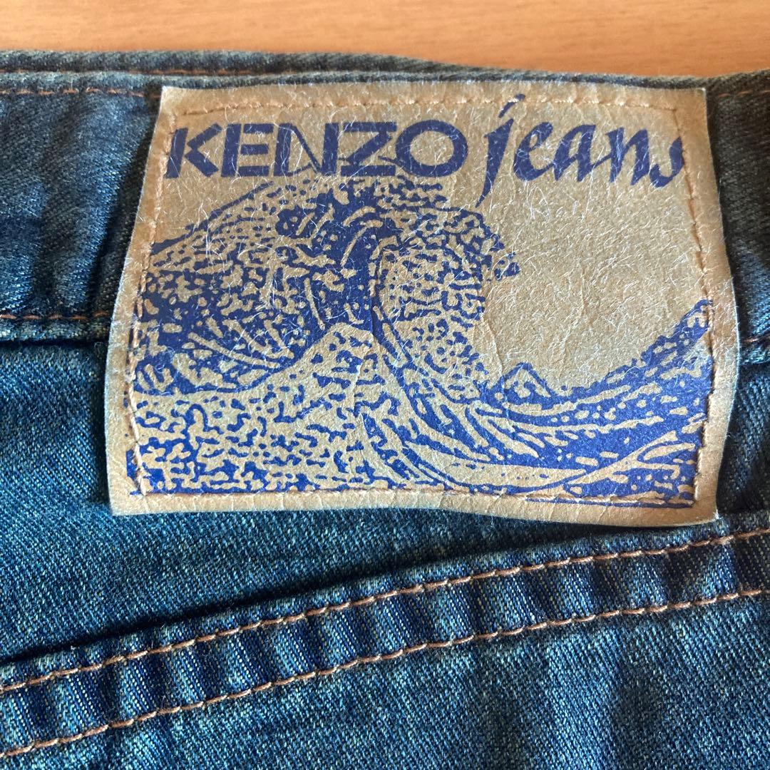 90s KENZO JEANS デニムパンツ 北斎タグ ケンゾー - メルカリ