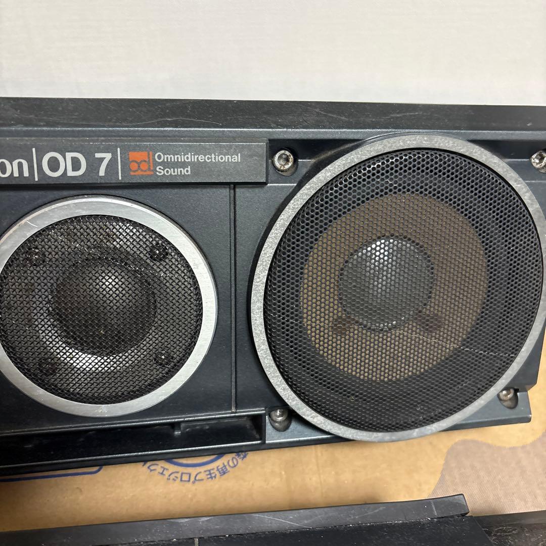 当時物 クラリオンod-7 置き型スピーカー 旧車