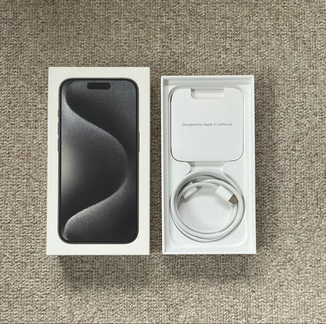 Apple iPhone15Pro 128GB ブラックチタニウム