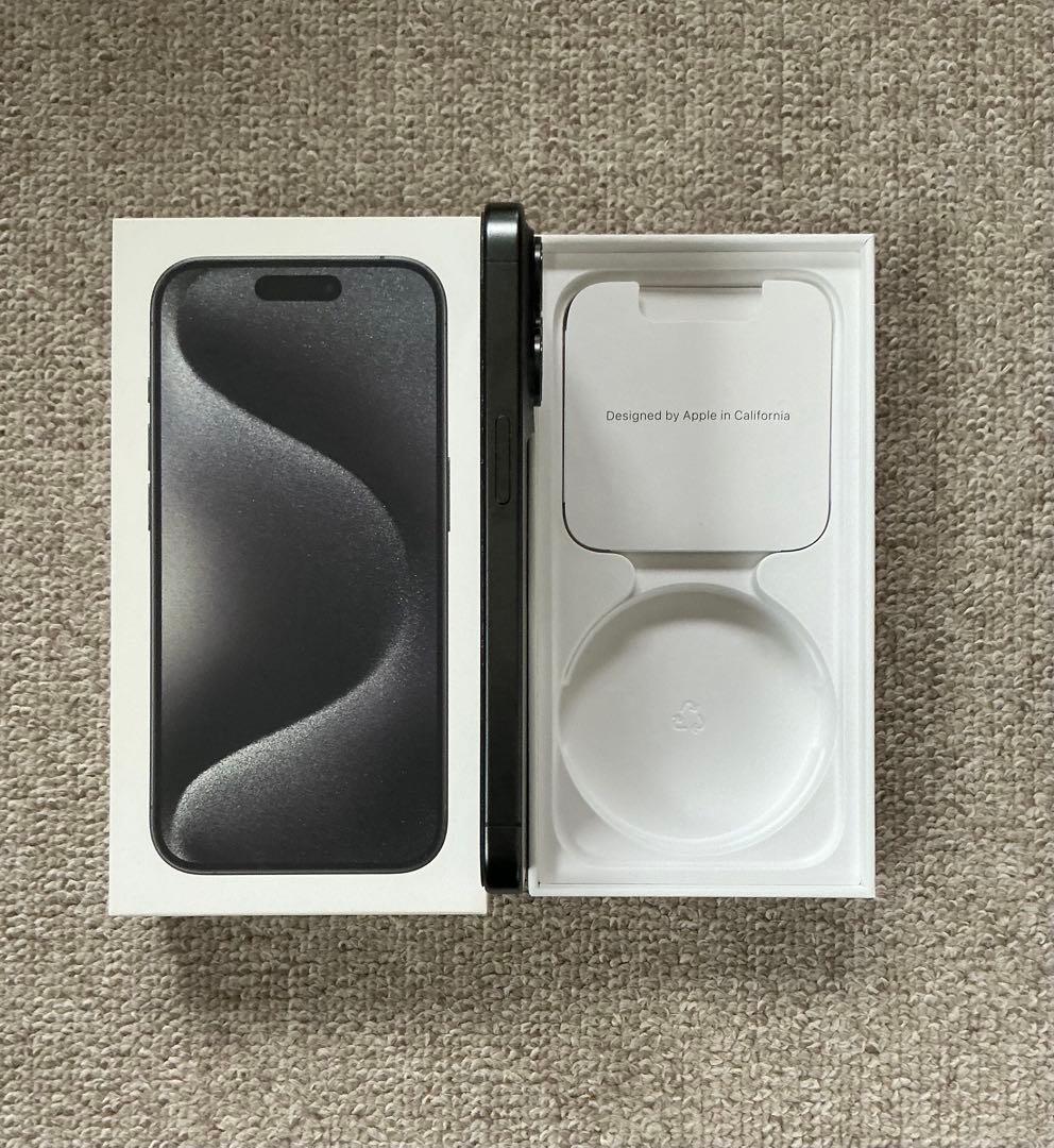 Apple iPhone15Pro 128GB ブラックチタニウム