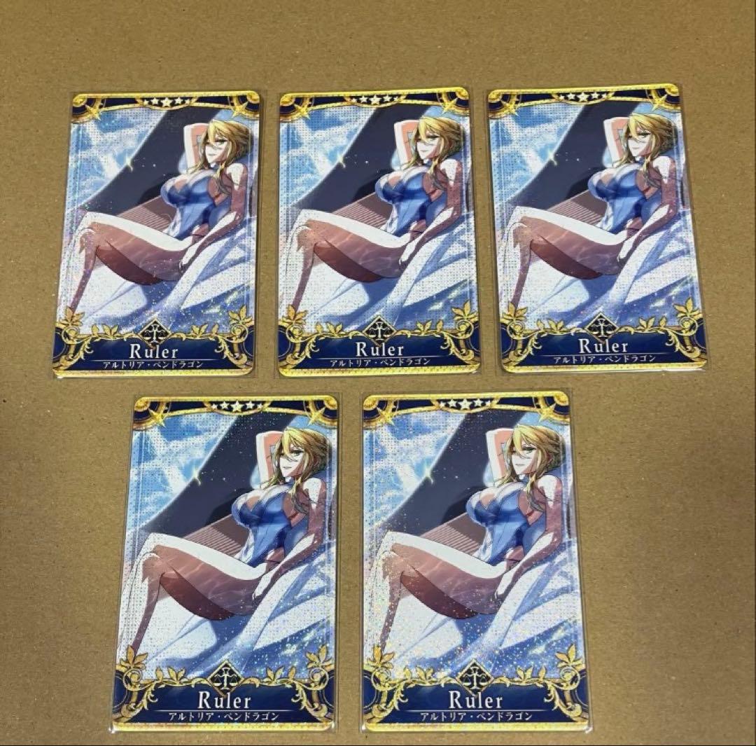 fgoac 水着 アルトリア バニ上 最終再臨 フェイタル 5枚セット - メルカリ