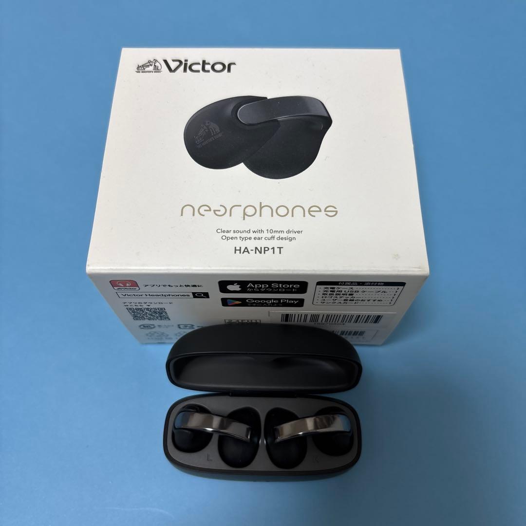 Victor ワイヤレスイヤホン　HA-NP1T-B ブラック Amazon.co.jp: JVCケンウッド Victor HA-NP1T-B ワイヤレスイヤホン