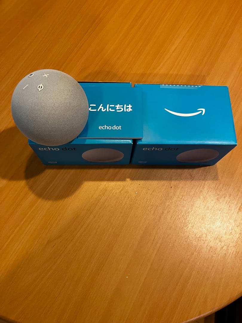 Amazon Echo Dot グレー シャーホワイト2台セット　未使用品 新品 国内正規品 Amazon Echo Dot エコードット 第4世代 スマート
