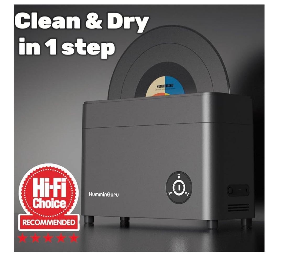 11156 超音波レコードクリーナー HumminGuru HG-01