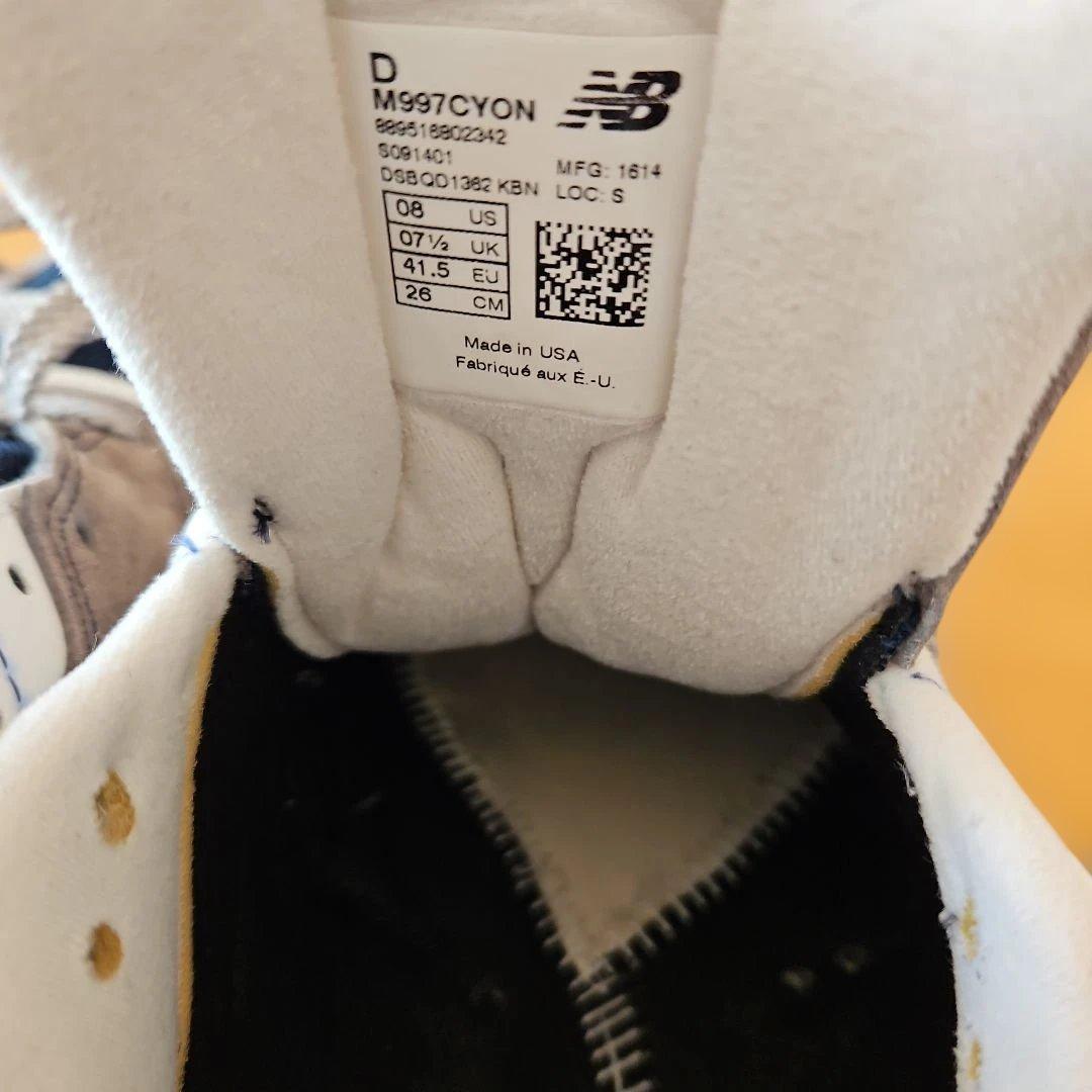ニューバランス M997CYON MADE IN USA 26.0cm