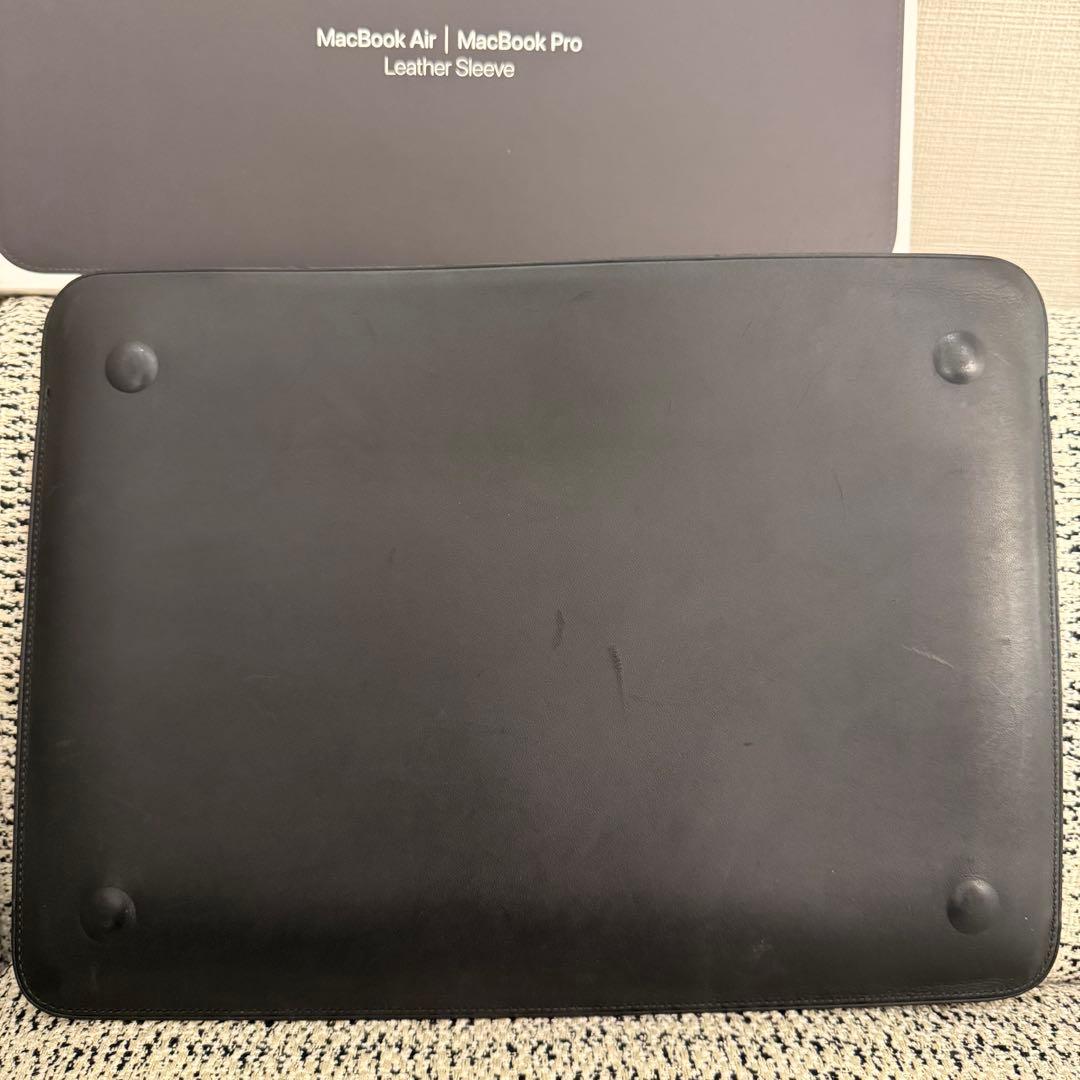 その他ノートPCアクセサリー MacBook leather sleeve