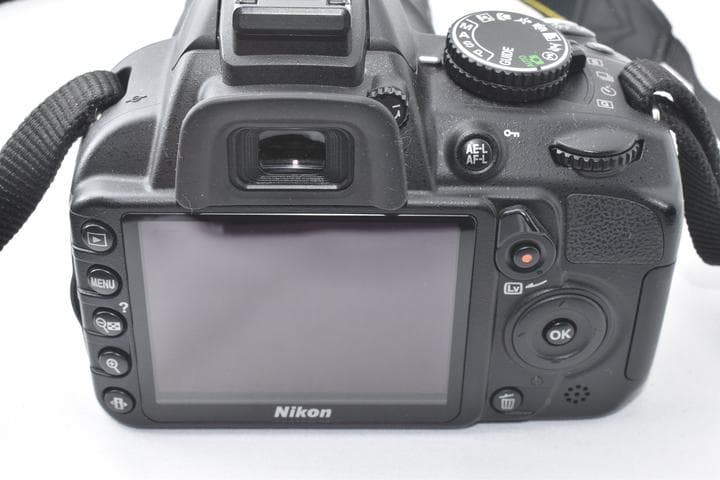 【美品】ニコン Nikon D3100 ブラック デジタル一眼レフカメラ