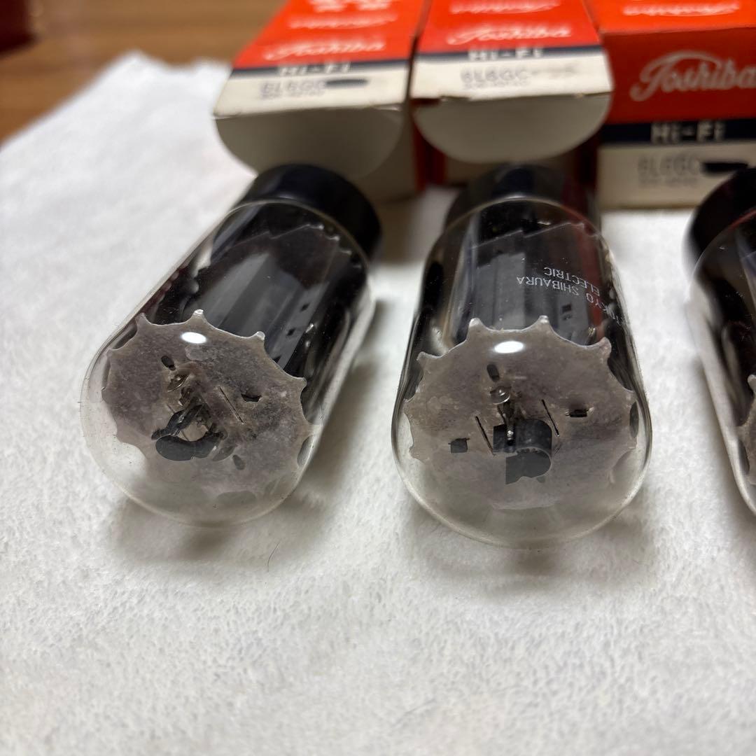 東芝 6L6GC 真空管 4本セット