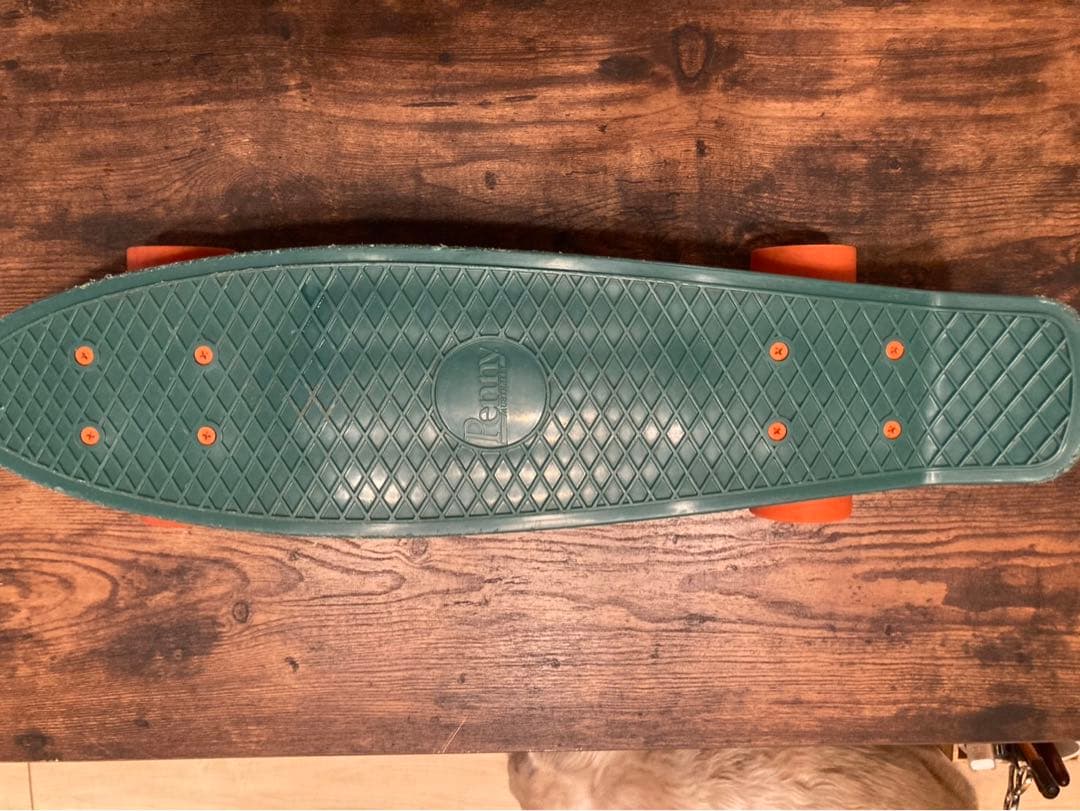 penny22インチ スケートボード グリーン／オレンジ スケートボードスタンド