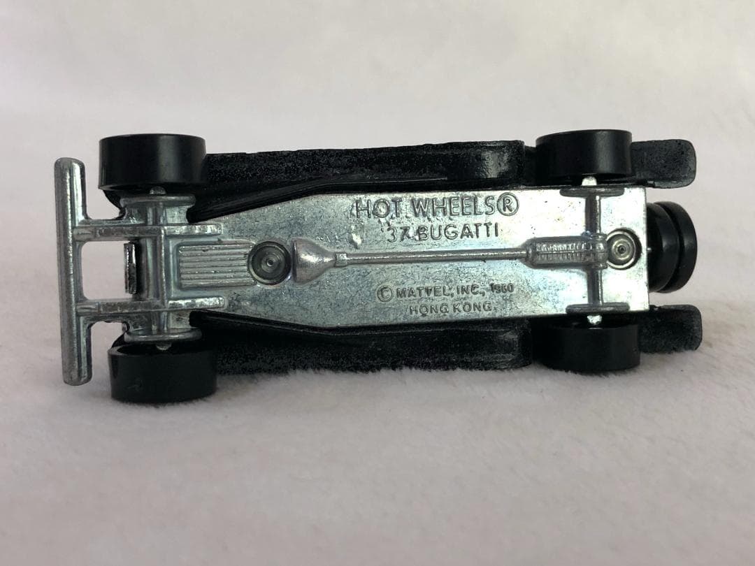 当時物・激レア】ホットウィール '37 Bugatti 輸出用台紙（豪州流通品