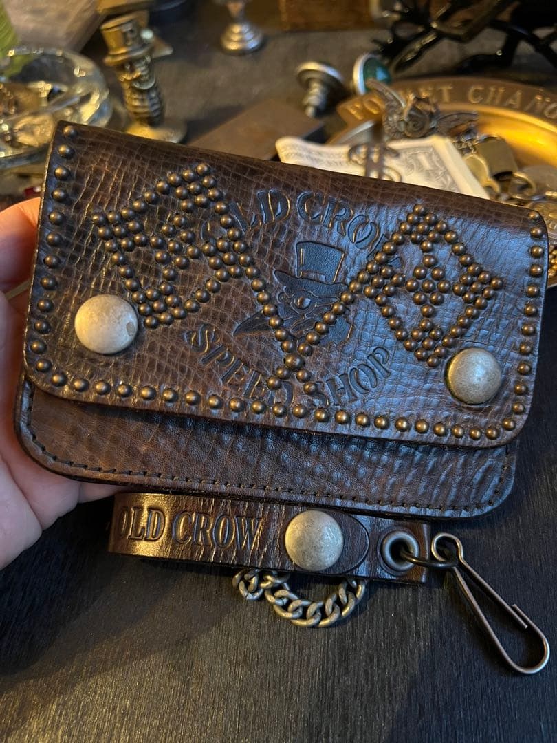 OLD CROW のレザーウォレットUSA グラッドハンドweirdo - メルカリ
