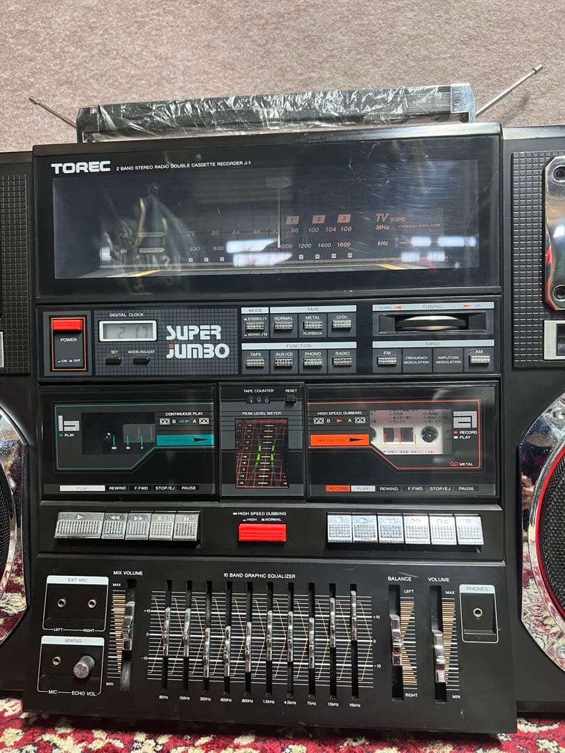 希少TOREC J-1 スーパージャンボ 大型ラジ中古動作品ビンテージ美品