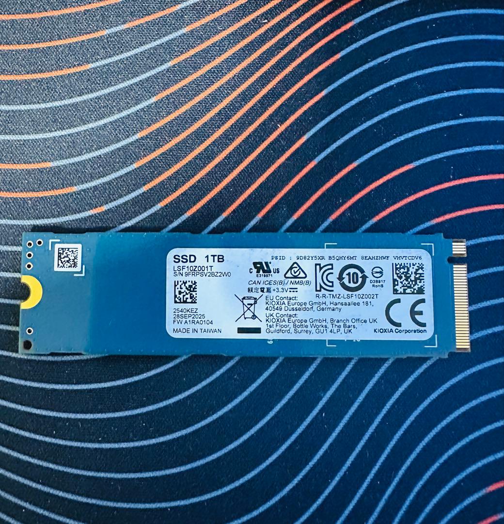 内蔵型SSD KIOXIA EXCERIA BASIC 1 TB NVMe Gen4