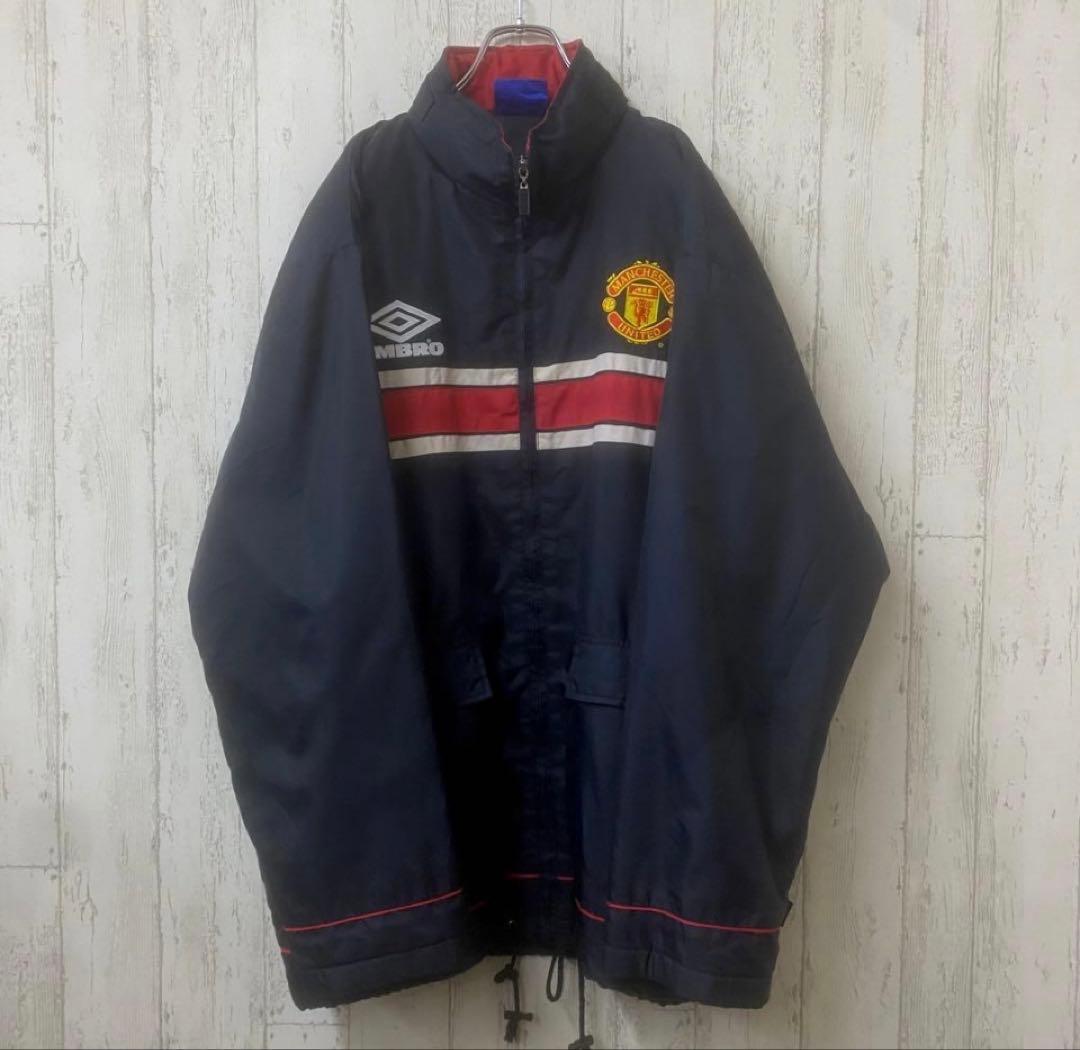 早い者勝ち SHARPマンチェスターユナイテッド ジャケット UMBRO刺繍 黒