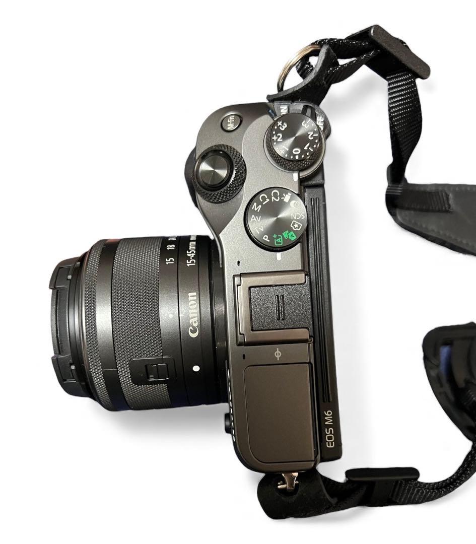 Canon EOS M6 バック紐付き ミラーレスカメラ