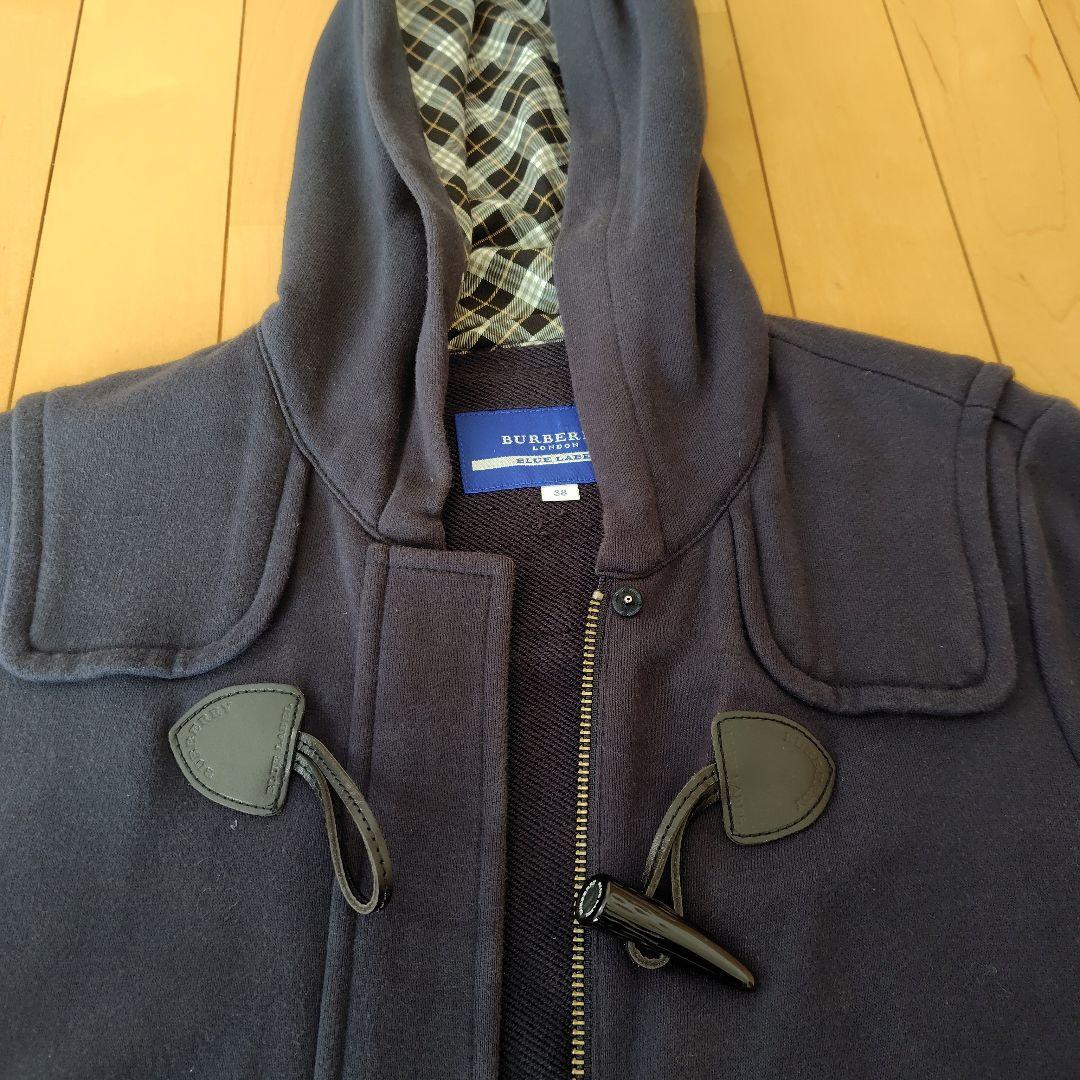 BURBERRY BLUE LABEL スウェット地 ダッフルコート 38 - メルカリ