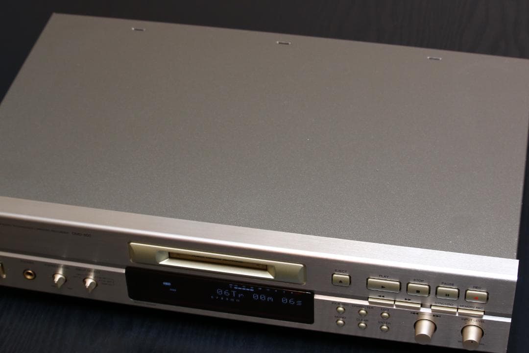 DENON DMD-800　MDプレーヤー/レコーダー　 日本製　ゴールド