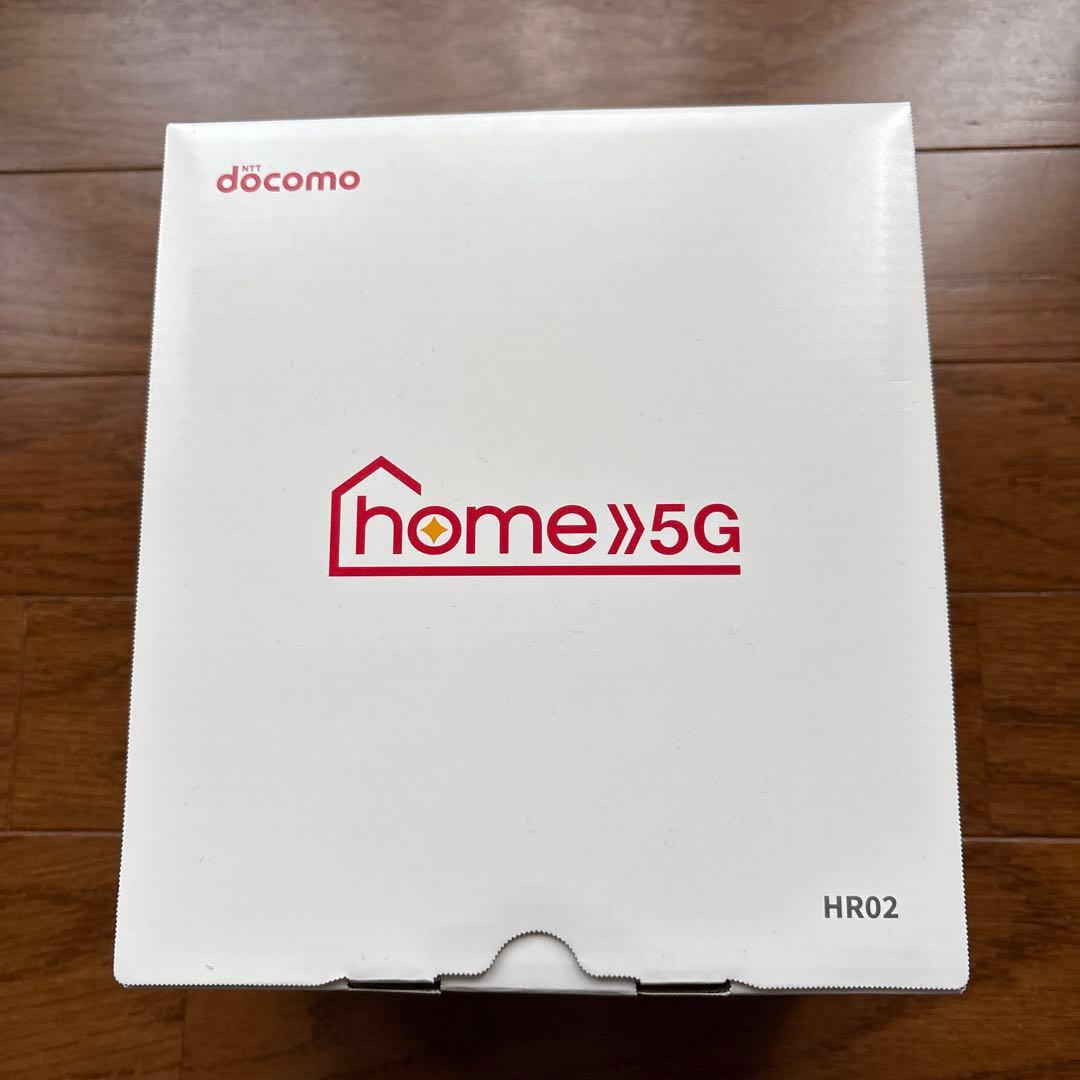 docomo  5G HR02セット ムスビー｜新品 SIMフリー docomo home 5G HR02 セット Dark Gray 利用