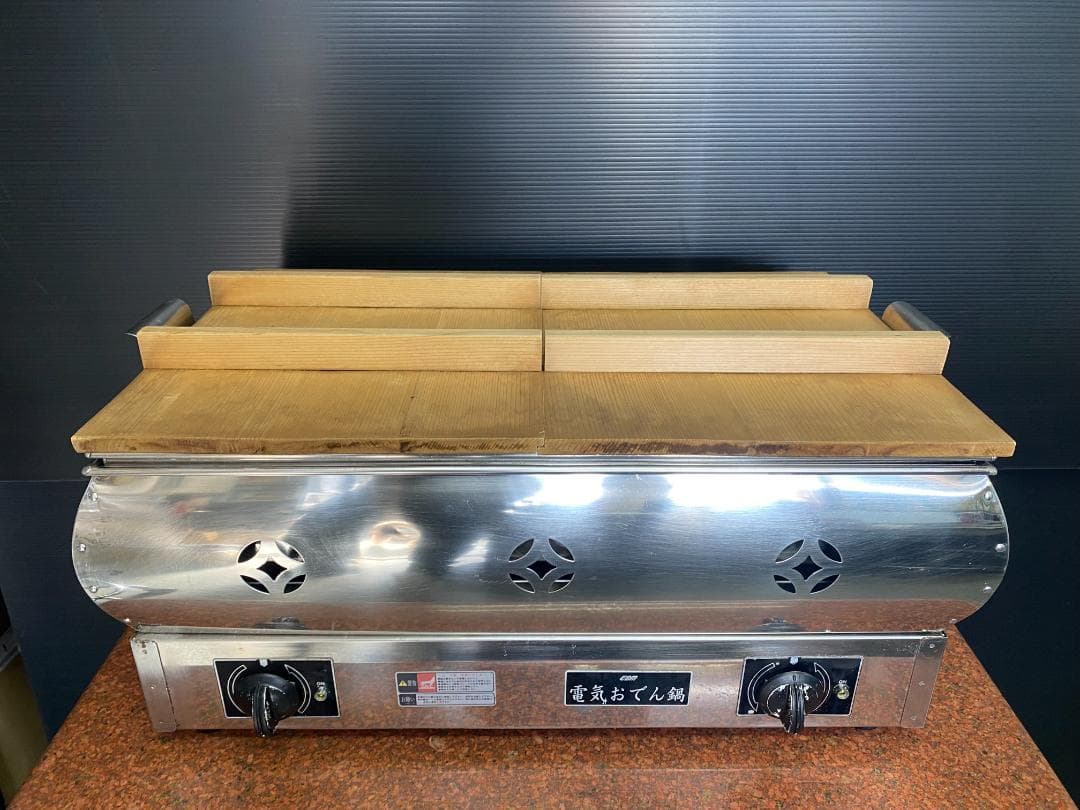 TP-8 電気おでん鍋　江部松商亊 エイシン電機 100V IH 2003年製 江部松商事(EBM) 電気 おでん鍋 8寸 幅390×奥行300×高さ310(mm) 8