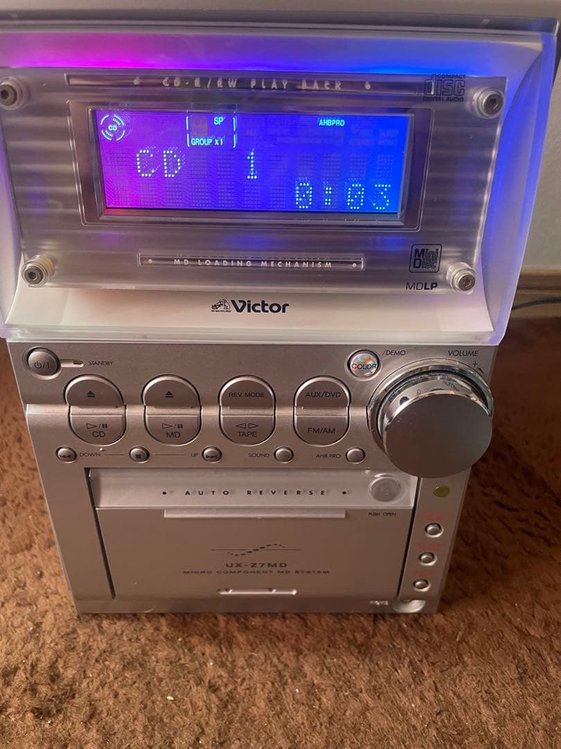 MD コンポ　ビクター　victor UX-Z7MD UX-KZ8MD 平成