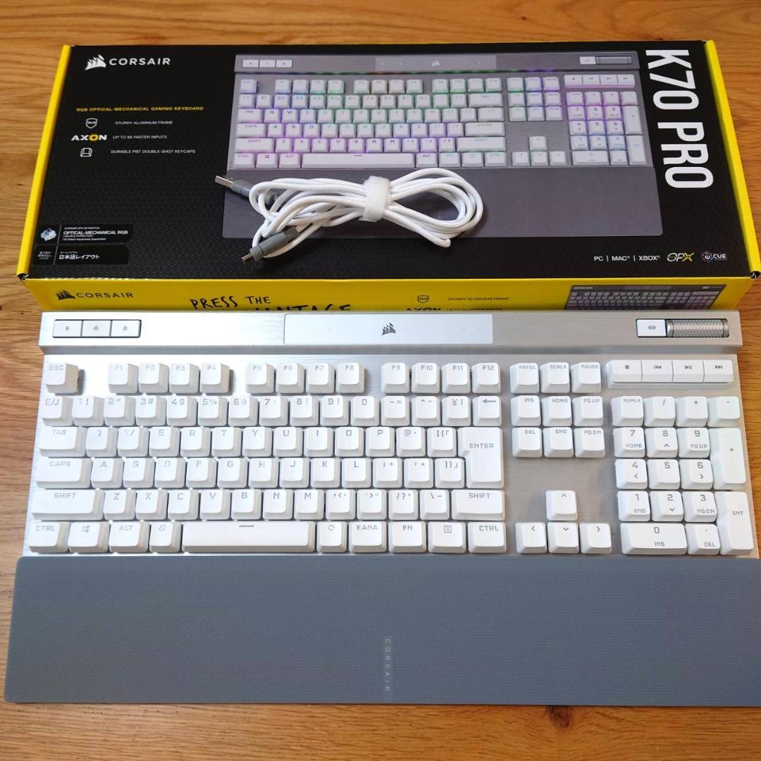 CORSAIR USB K70 RGB PRO WHITE ゲーミングキーボード