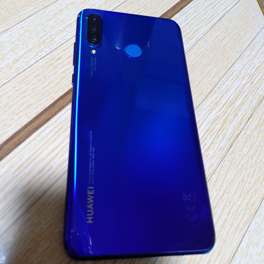 HUAWEI P30 Lite スマートフォン 本体 ブルー Amazon | Huawei P30 Lite (128GB, 4GB RAM) 6.15