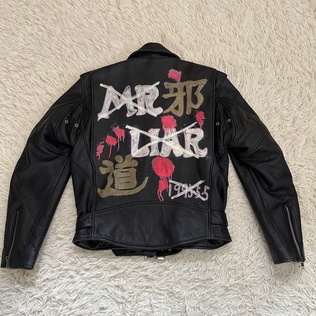 LUCKY STRIKE】ラッキーストライク ライダースジャケット レザー牛革