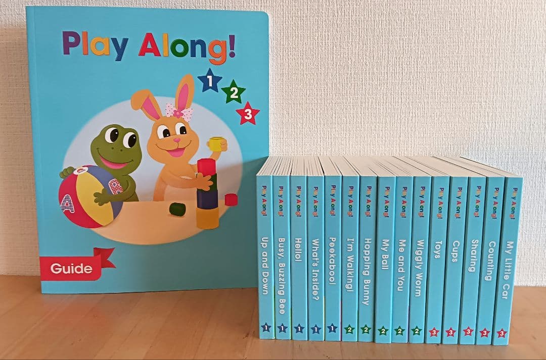 DWE ワールドファミリー プレイアロング 絵本15冊＆ガイドブックセット