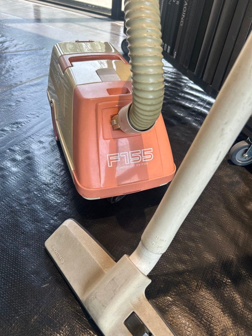 日立掃除機 CV-F155 昭和レトロ 家電 ピンク - メルカリ