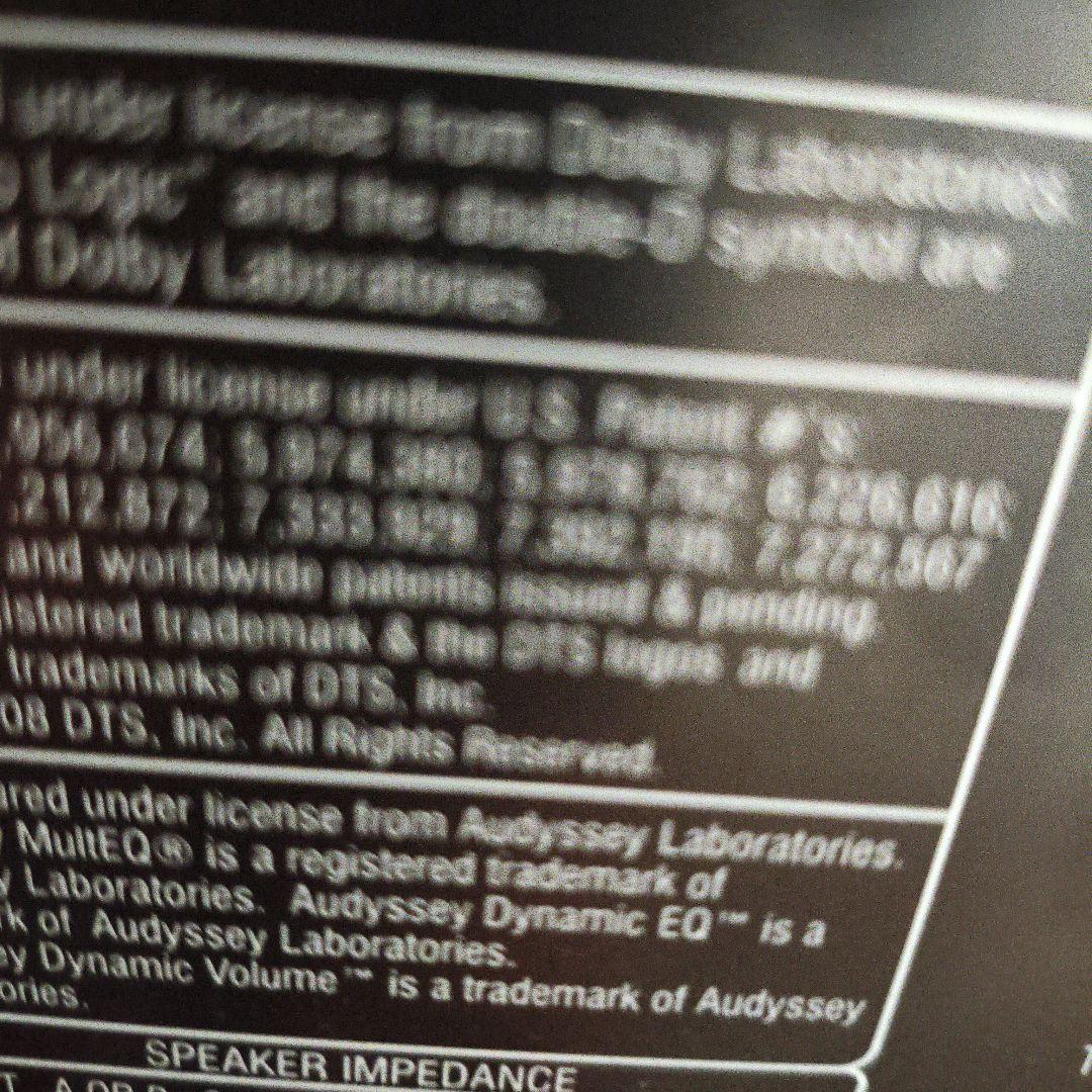 DENON AVR-1610 AVアンプ